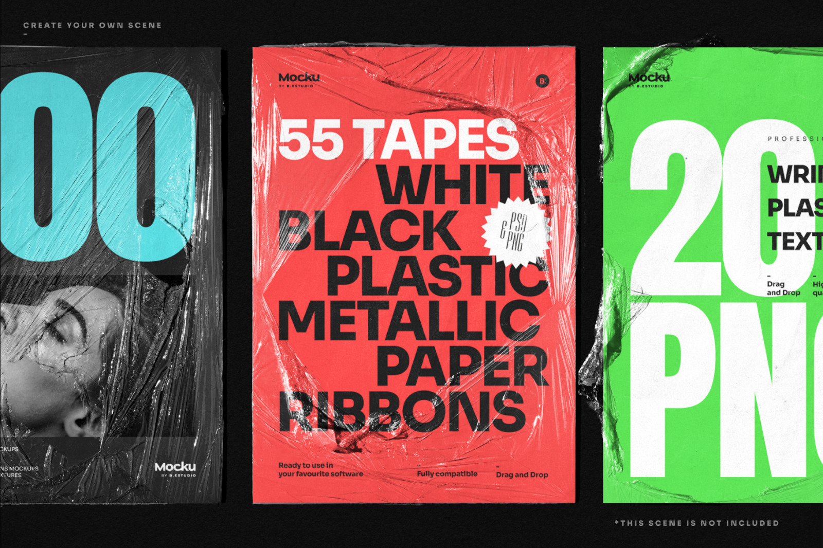 Plastic Foil Mockups & Textures Plastic Foil Mockups & Textures