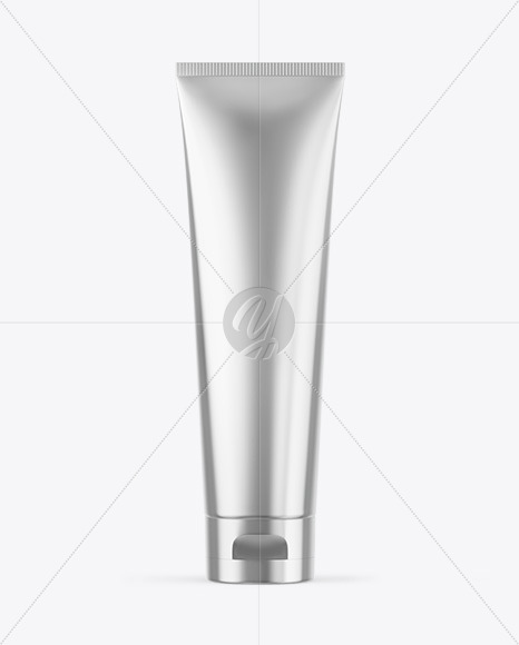 Metallic Cosmetic Tube Mockup
