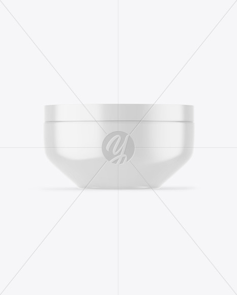 Glossy Cosmetic Jar Mockup Glossy Cosmetic Jar Mockup