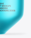 Matte Metallic Cosmetic Jar Mockup