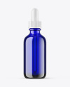 Blue Glass Dropper Bottle Mockup Blue Glass Dropper Bottle Mockup