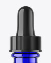 Blue Glass Dropper Bottle Mockup Blue Glass Dropper Bottle Mockup