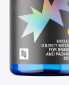 Blue Plastic Bottle w/ Pump Mockup Blue Plastic Bottle w/ Pump Mockup