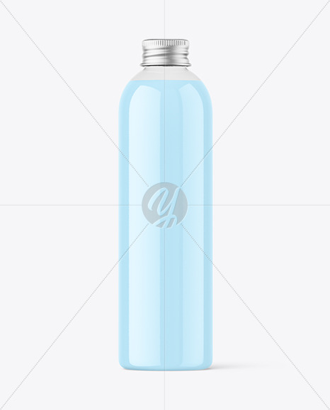 Clear Plastic Bottle Mockup