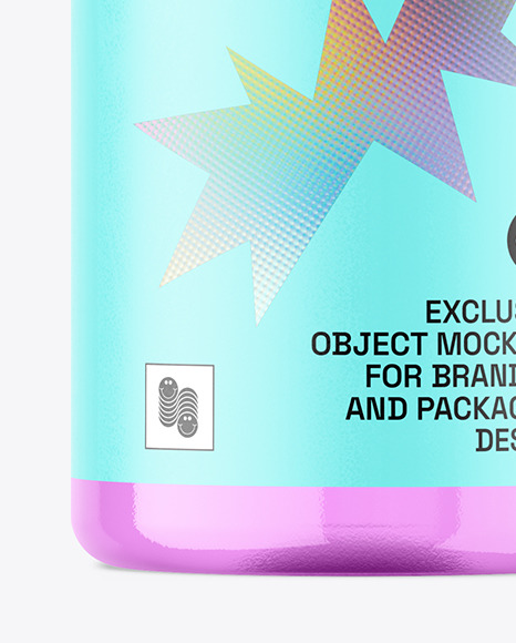 Clear Plastic Bottle w/ Pump Mockup