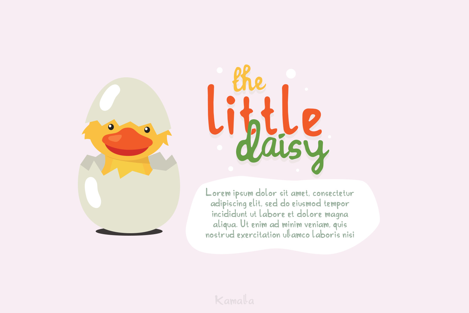 Kamalla - a cute font Kamalla - a cute font