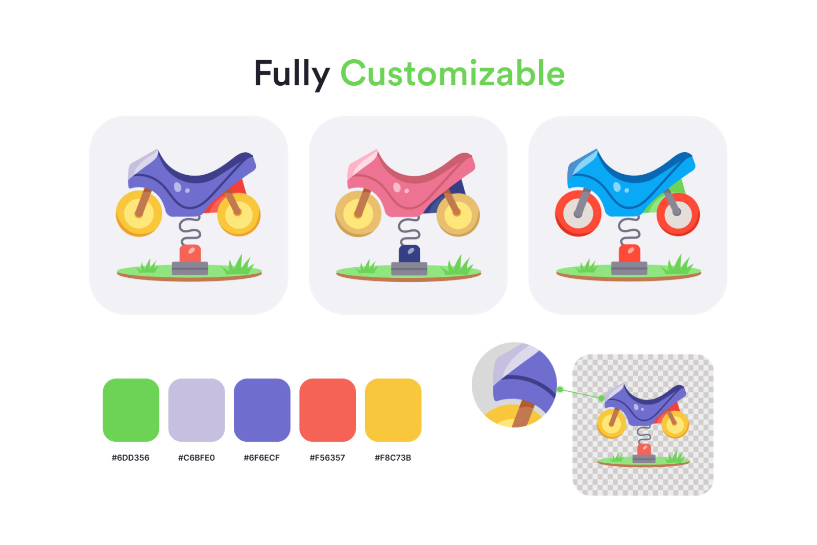 Animated Park Icon Set Animated Park Icon Set