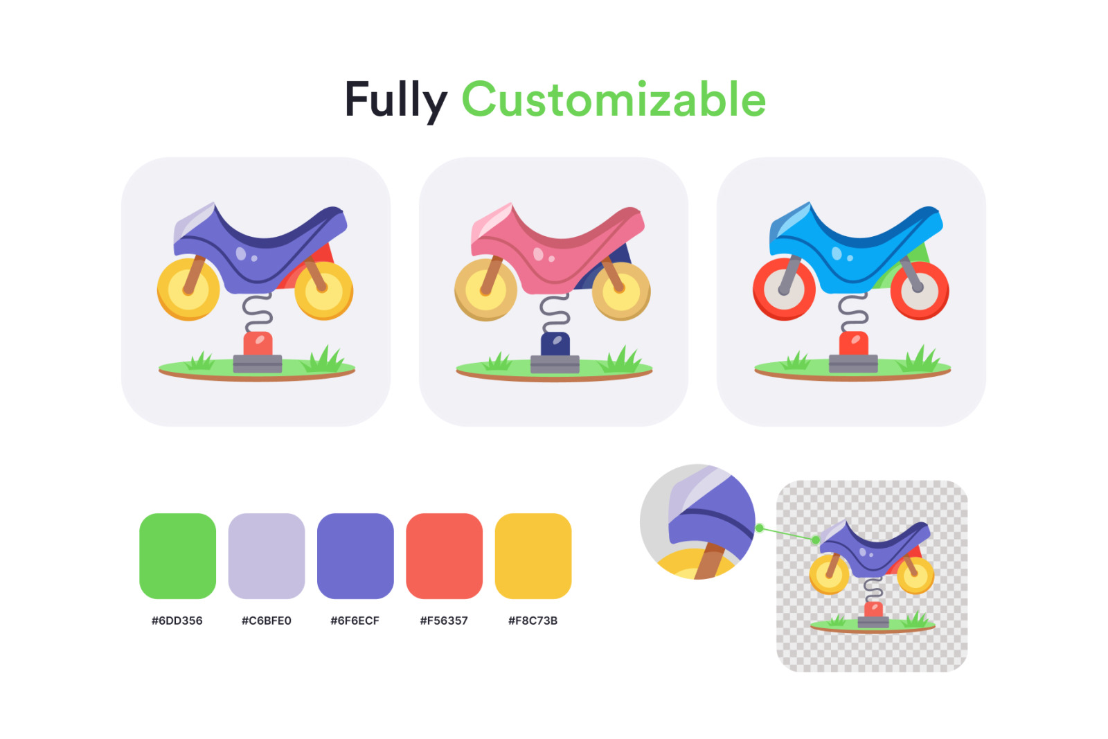 Animated Park Icon Set