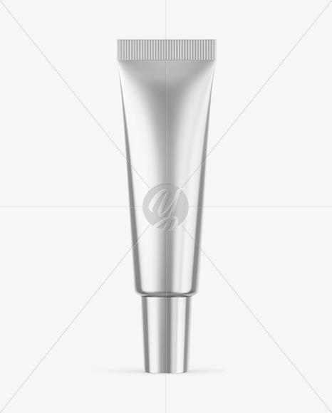 Metallic Cosmetic Tube Mockup