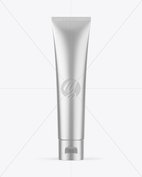 Matte Metallic Cosmetic Tube Mockup