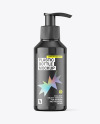 Glossy Plastic Bottle w/ Pump Mockup Glossy Plastic Bottle w/ Pump Mockup