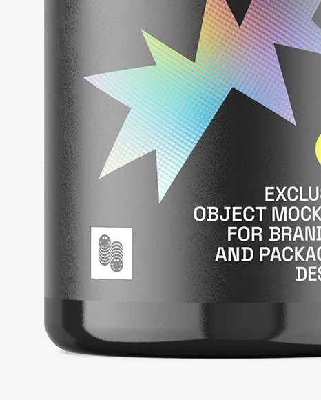 Glossy Plastic Bottle w/ Pump Mockup Glossy Plastic Bottle w/ Pump Mockup
