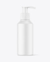 Matte Plastic Bottle w/ Pump Mockup