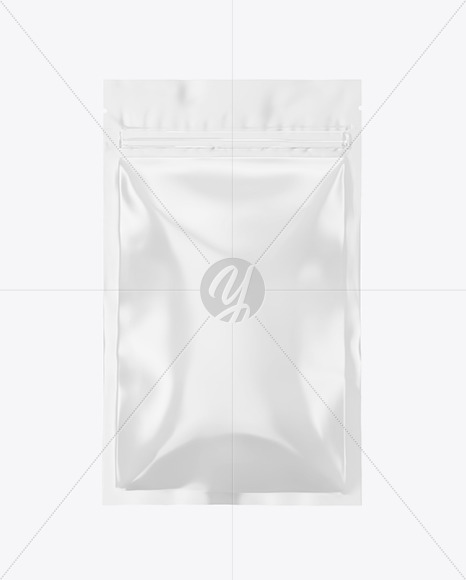 Glossy Pouch with Zipper Mockup