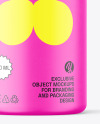 Matte Plastic Bottle w/ Pump Mockup