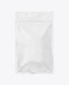 Kraft Pouch with Zipper Mockup