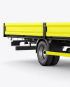 Tipper Truck Mockup - Half Side View