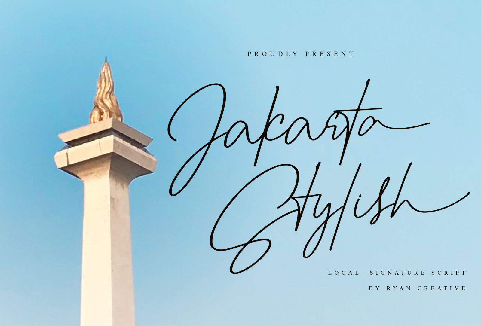 Jakarta stylish - Local siganture Script