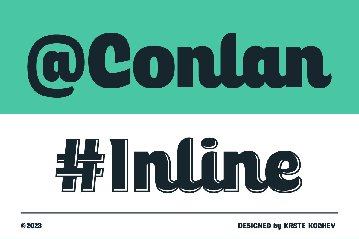 Conlan Black - Solid & Inline Bundle Conlan Black - Solid & Inline Bundle