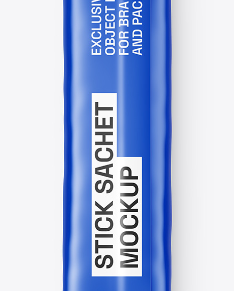 Matte Stick Sachet Mockup