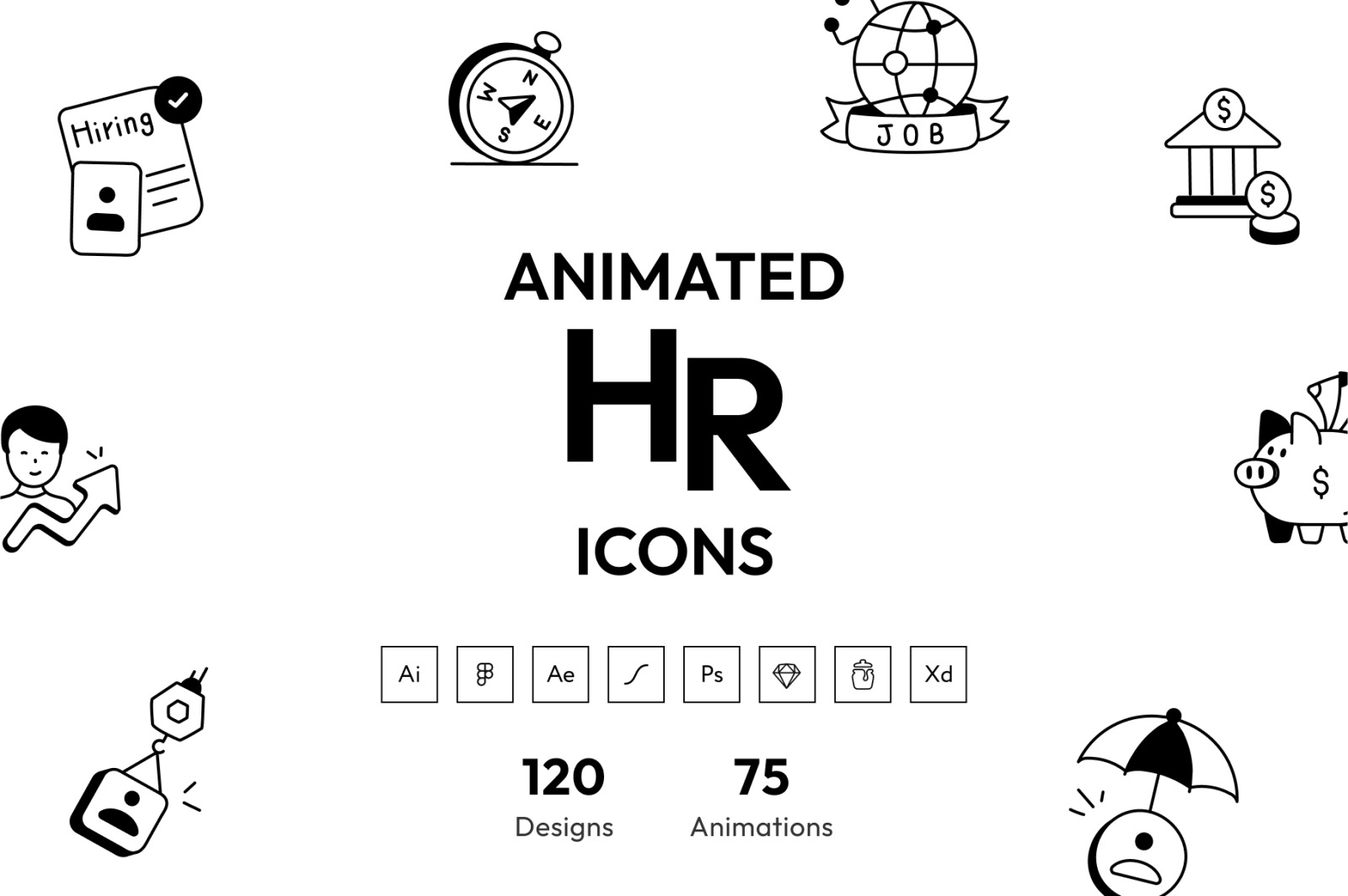 Animated HR Icons