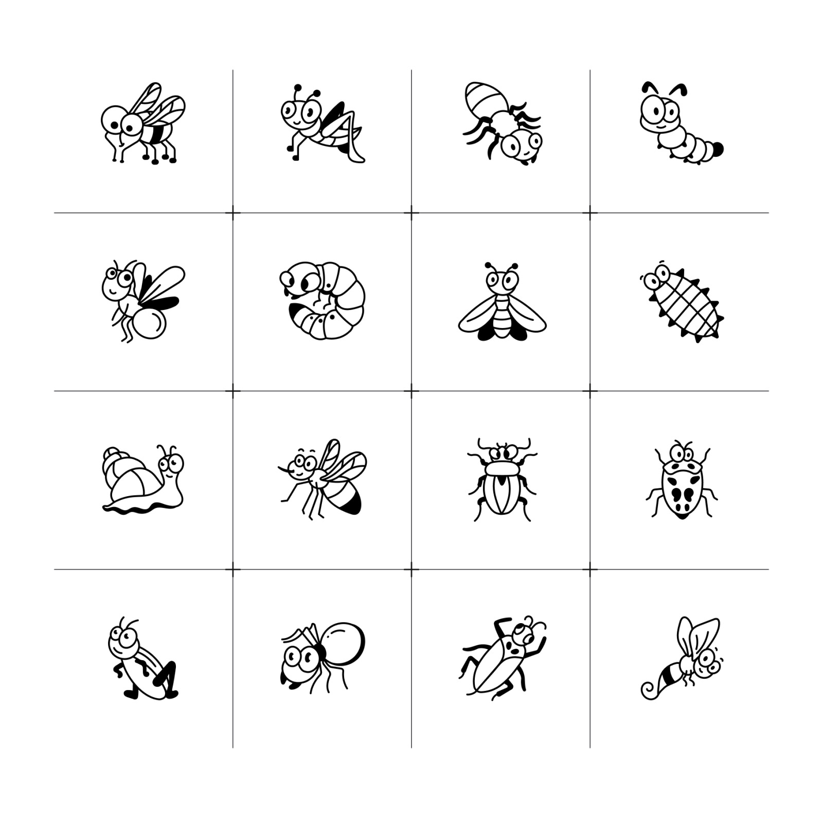 Animated Doodle Bug Set Animated Doodle Bug Set