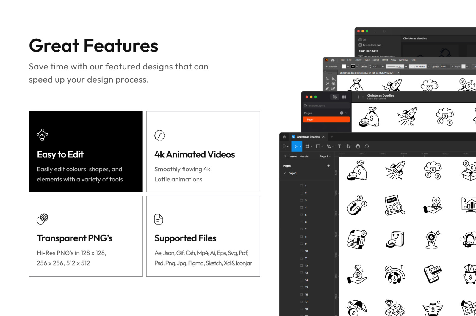 Animated Finance Icon Set