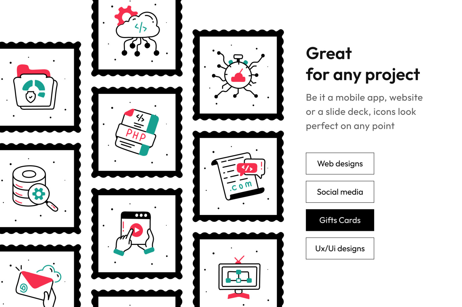 Animated Web Development Icons Animated Web Development Icons
