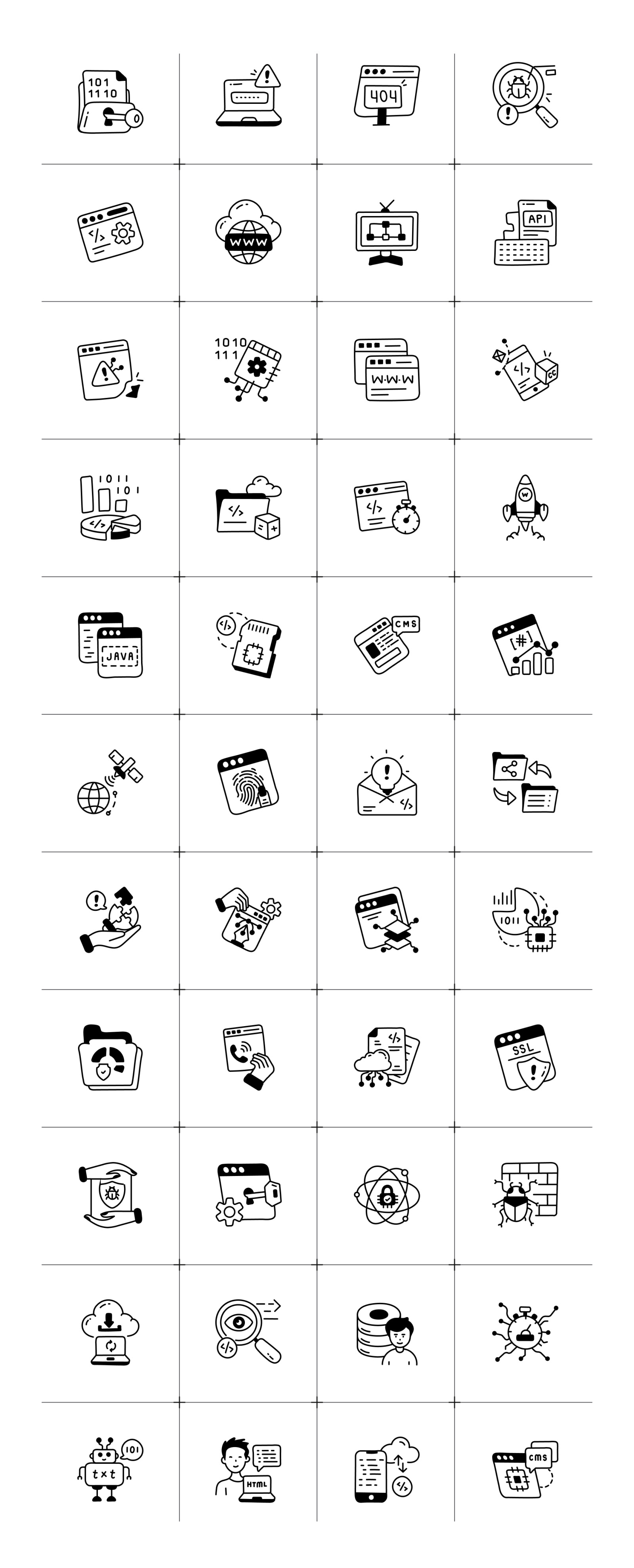 Animated Web Development Icons