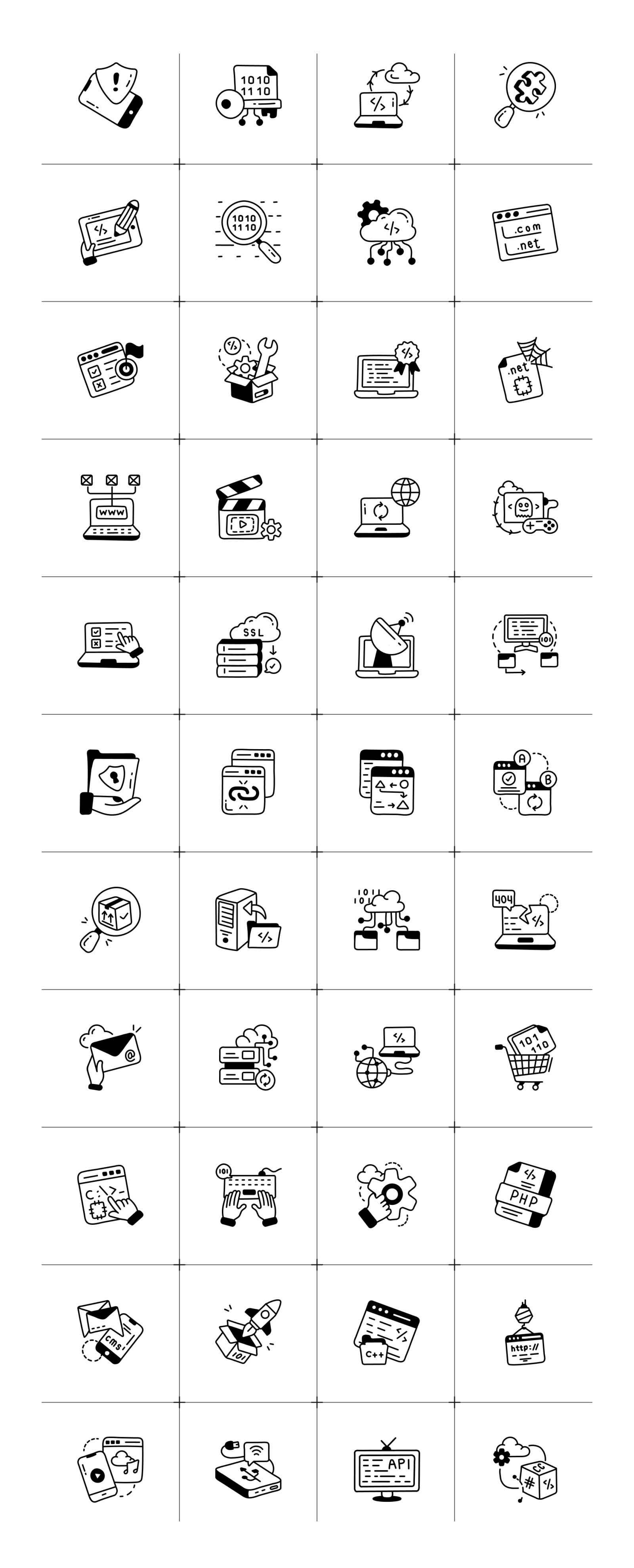 Animated Web Development Icons