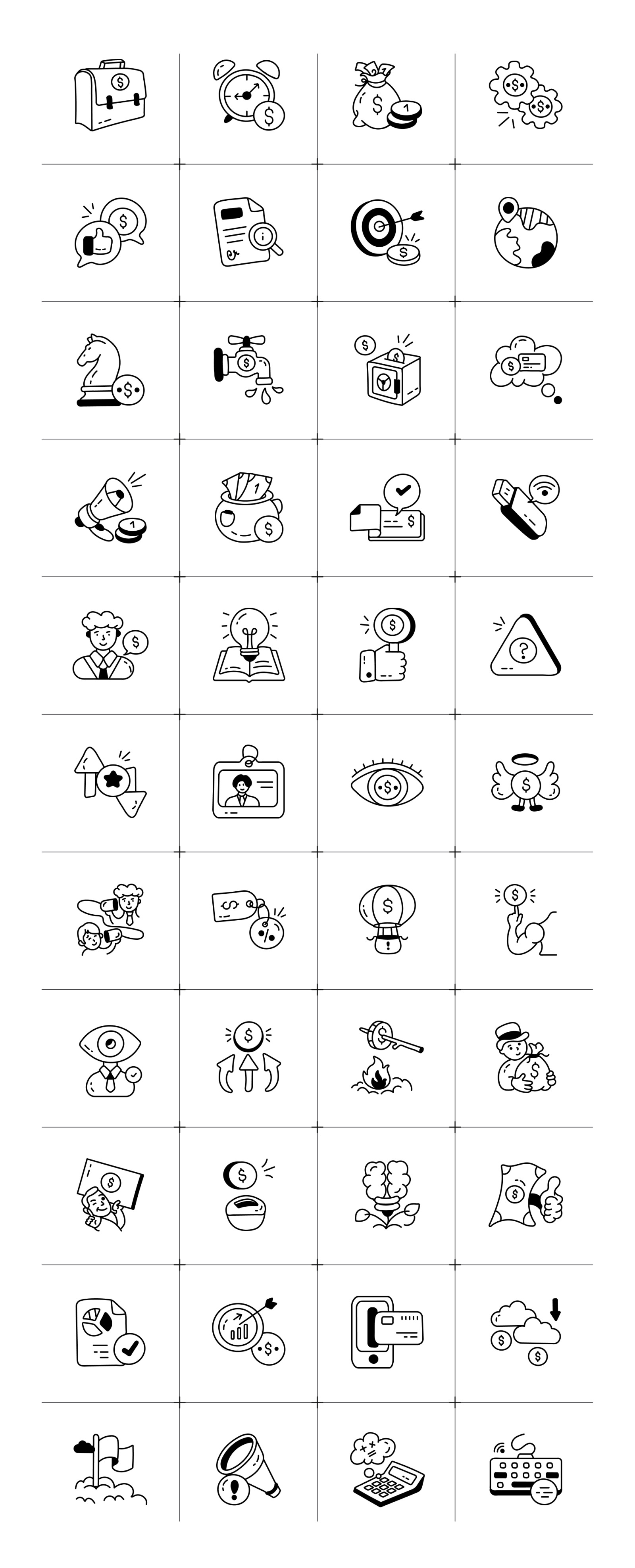 Animated Business Icon Set Animated Business Icon Set