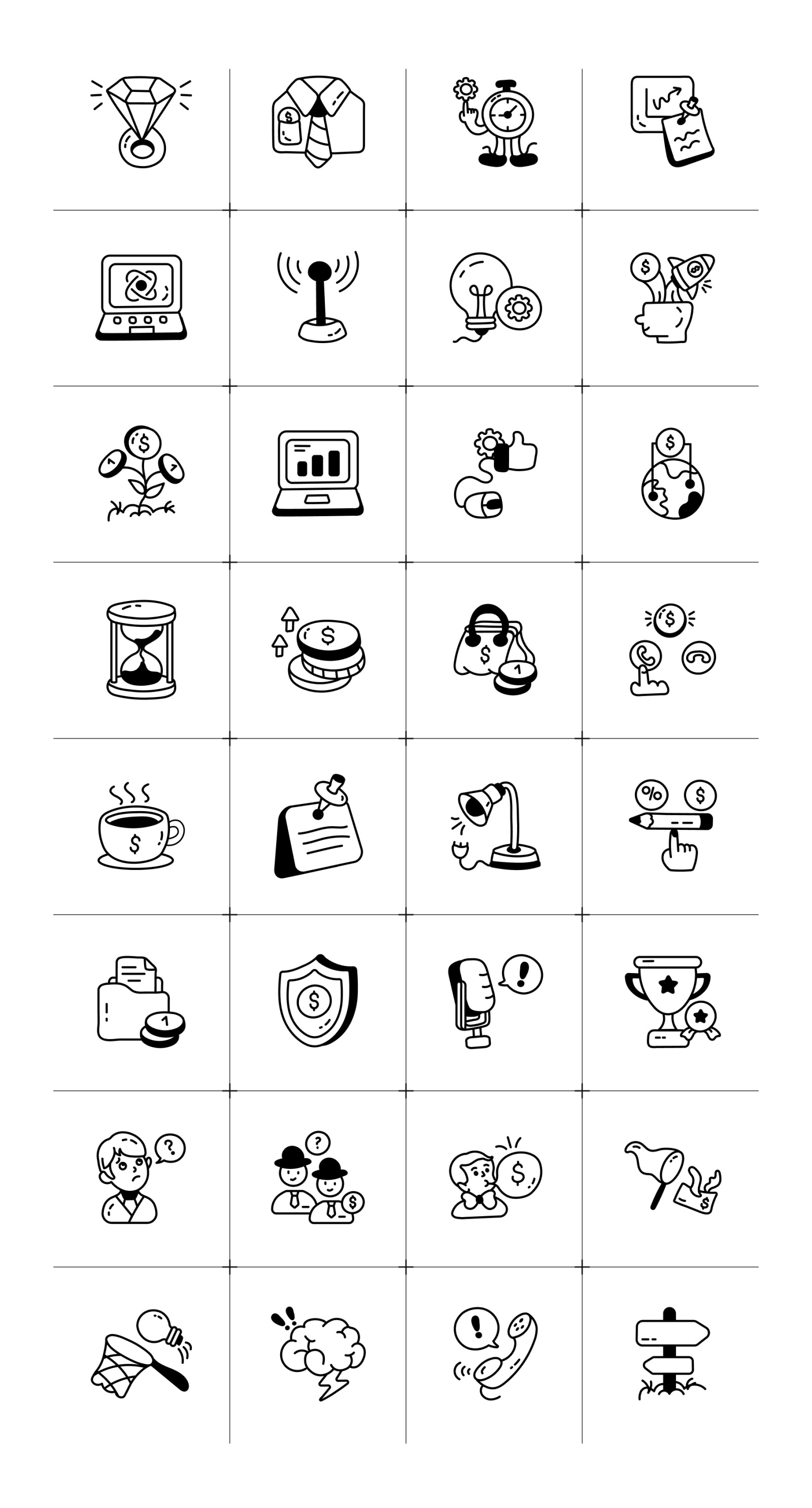 Animated Business Icon Set Animated Business Icon Set