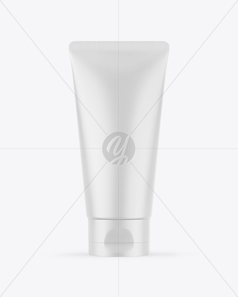 Matte Cosmetic Tube Mockup