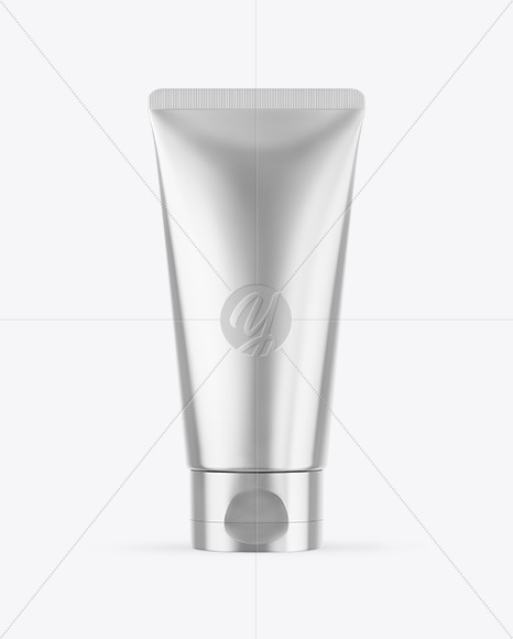 Metallic Cosmetic Tube Mockup