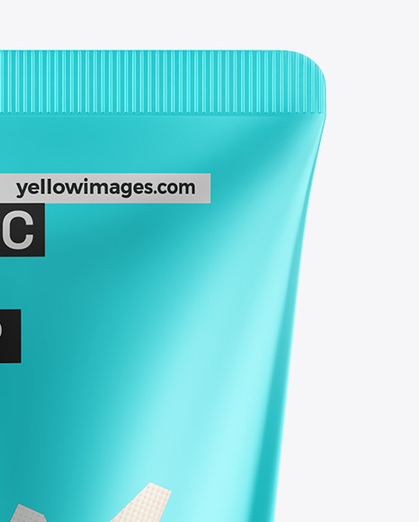 Metallic Cosmetic Tube Mockup