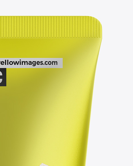 Matte Metallic Cosmetic Tube Mockup