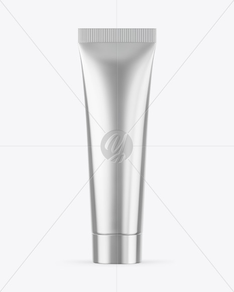 Metallic Cosmetic Tube Mockup