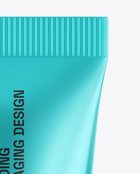 Metallic Cosmetic Tube Mockup