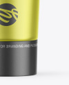 Matte Metallic Cosmetic Tube Mockup