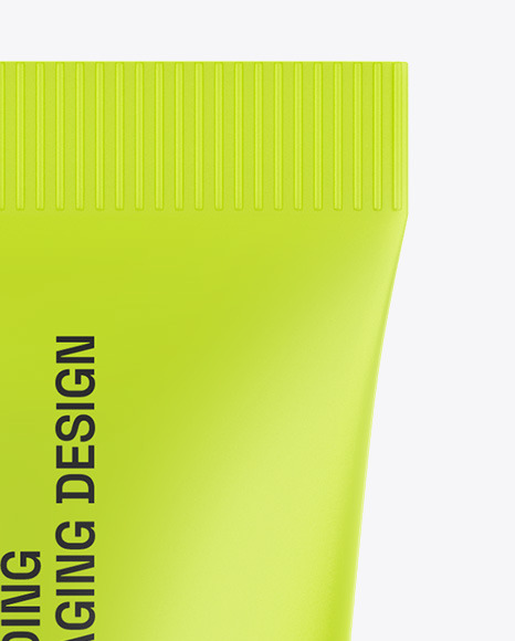 Matte Cosmetic Tube Mockup