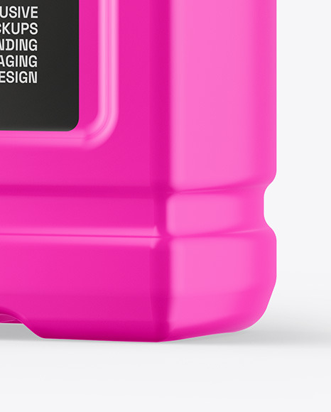 Plastic Jerrycan Mockup