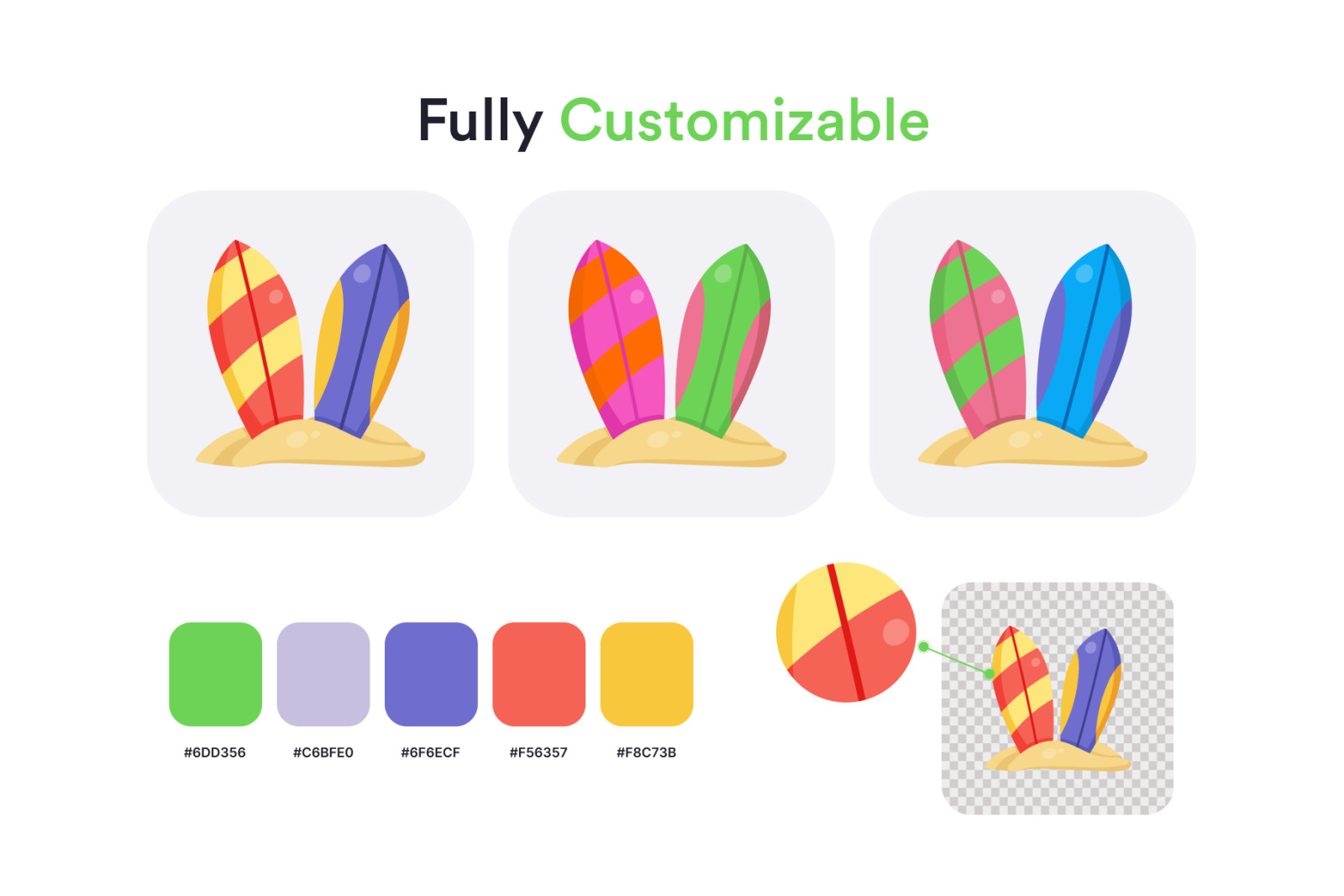 Animated Beach and Holiday Icons Animated Beach and Holiday Icons