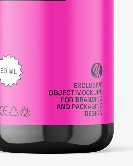 Glossy Roll-on Bottle Mockup