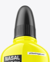 Glossy Nasal Spray Bottle Mockup