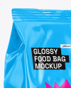 Glossy Food Bag Mockup