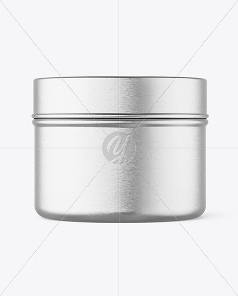 100ml Metallic Jar Mockup 100ml Metallic Jar Mockup
