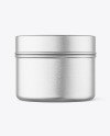 100ml Metallic Jar Mockup 100ml Metallic Jar Mockup