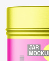 100ml Metallic Jar Mockup 100ml Metallic Jar Mockup