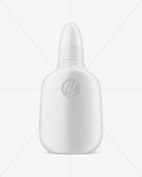 Matte Nasal Spray Bottle Mockup
