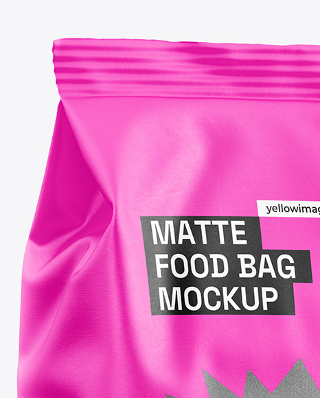 Matte Food Bag Mockup